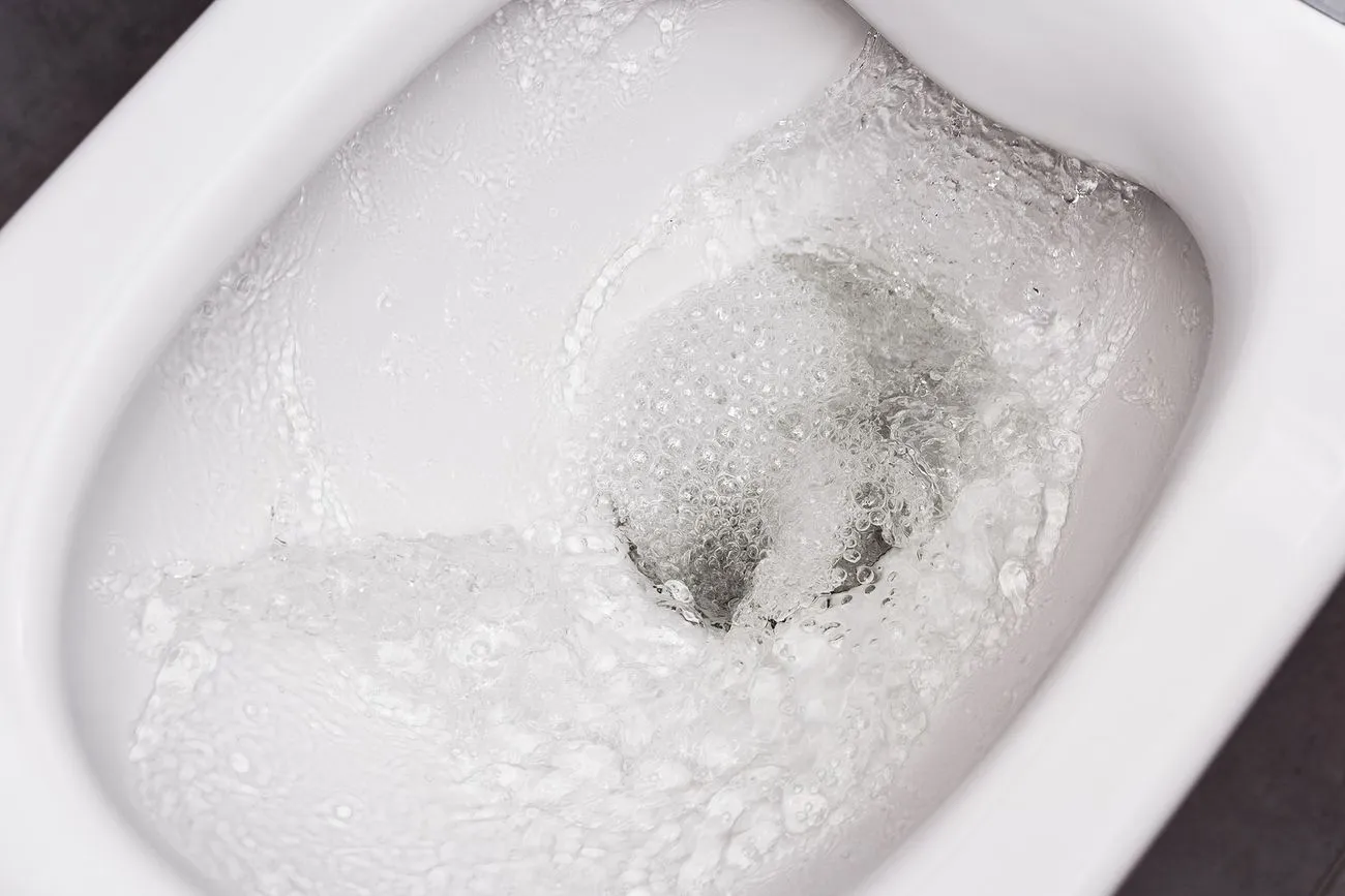 common toilet issue: slow flushing