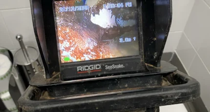 RIDGID CCTV drain camera inspection in Beenleigh