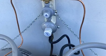 Gas regulator pressure test on LPG cylinders in Calamvale
