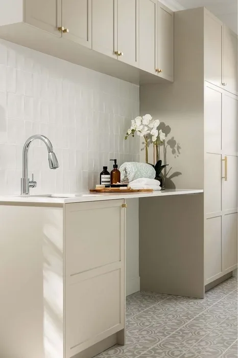 Newly renovated kitchen with new tapware and cabinetry