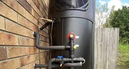 Heat pump hot water system installed in Annerley