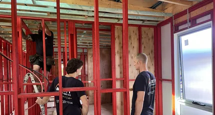 Adept Plumbing & Gas plumbers on a commercial fit-out in Carindale