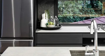 Kitchen mixer and sink in a renovated Cornubia kitchen