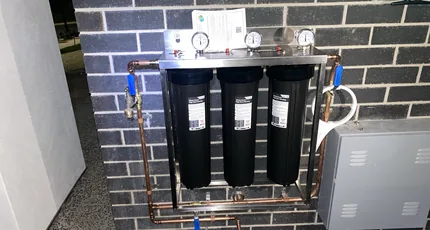 Whole-house water filtration system installed in Daisy Hill