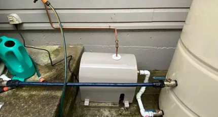 Rainwater tank pump installed in Loganholme
