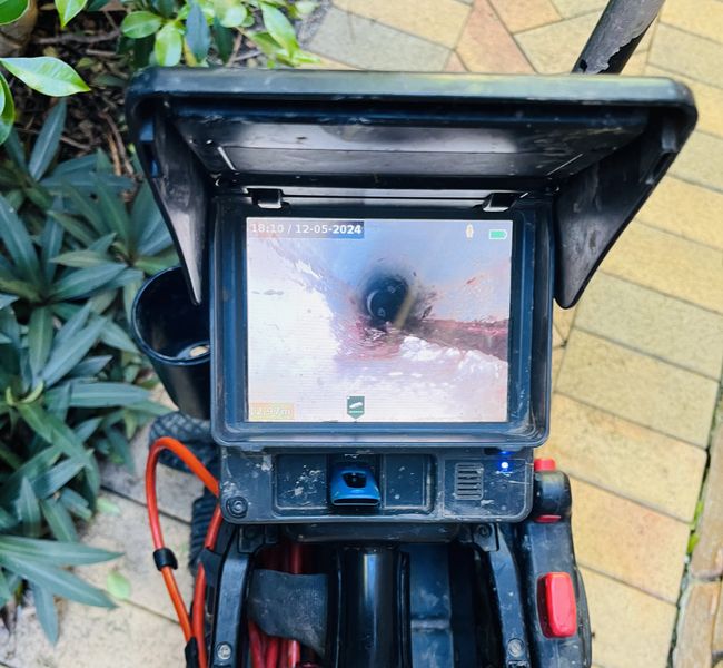 cctv drain inspection by local plumber in logan